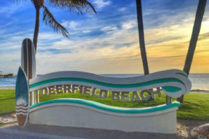 deerfield beach sign