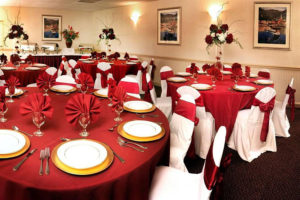 banquet room setup