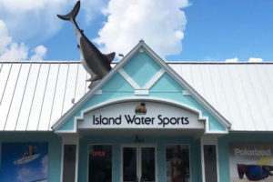 exterior of Island Water Sports building