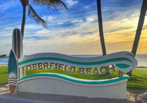 deerfield beach sign